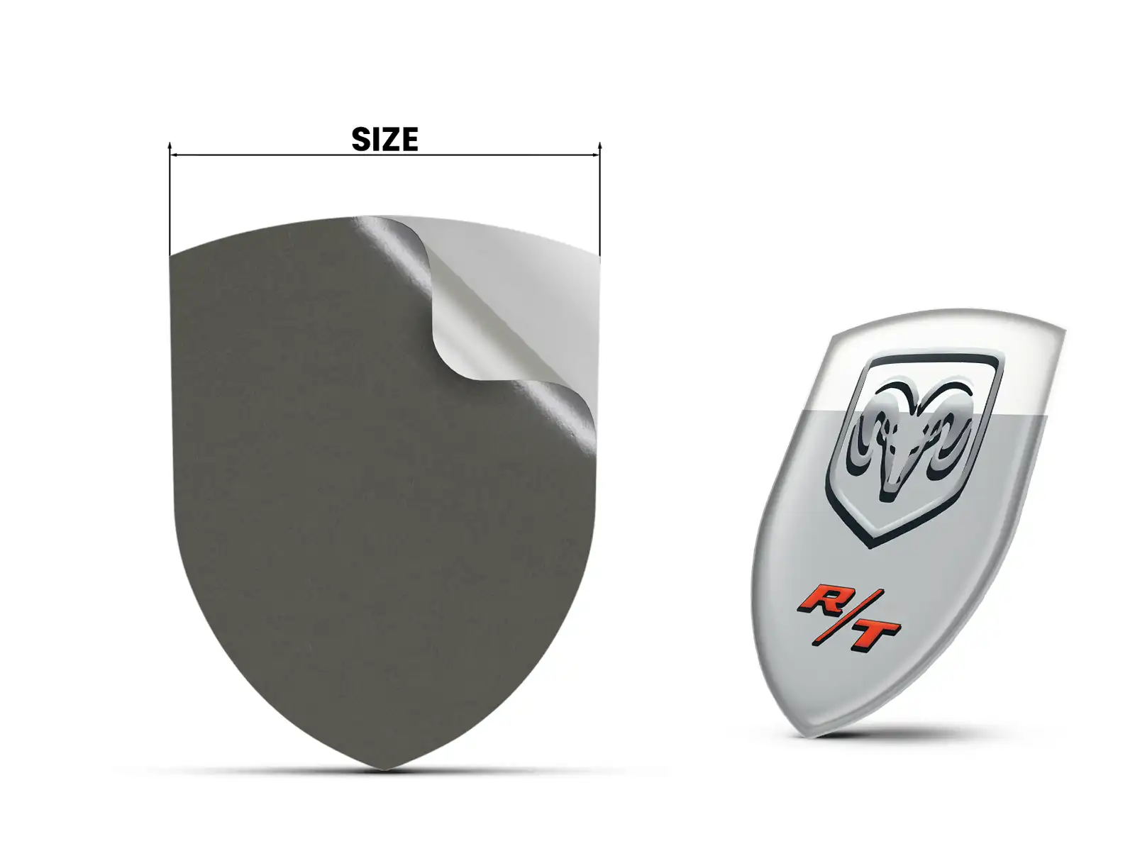 Dodge Badges Auto Perso Design Max Stylé Pro Résistant